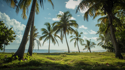 "A coconut grove that plays marimba when the trade winds blow just right