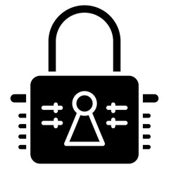 Access Control icon vector image. Can be used for Risk Management.