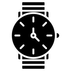 Watch icon vector image. Can be used for Fathers Day.