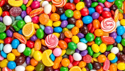 A vibrant and diverse collection of sugary delights confectionery medley tempting treats