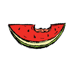 ILLUSTRATION OF WATERMELON FOR WORLD FOOD DAY