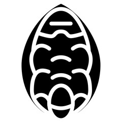 Silk Cocoon icon vector image. Can be used for Fabric Features.