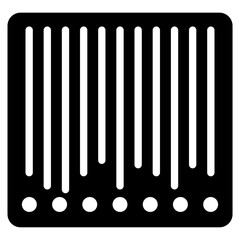 Barcode icon vector image. Can be used for Supermarket.