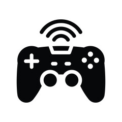 game console glyph icon illustration vector graphic.eps