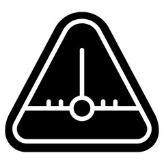 Metronome icon vector image. Can be used for Instrument.