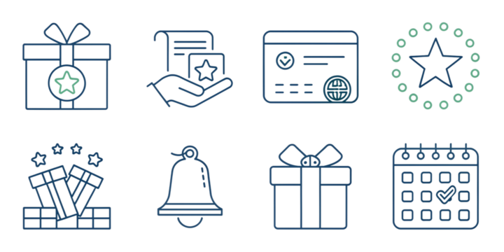 Monoline Survey & Feedback Icon Set — Clipboard Checklists, Rating Stars, Chat Bubbles, Charts & Forms