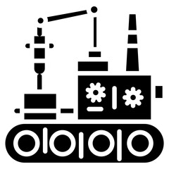 Manufacturing icon vector image. Can be used for Manufacturing.