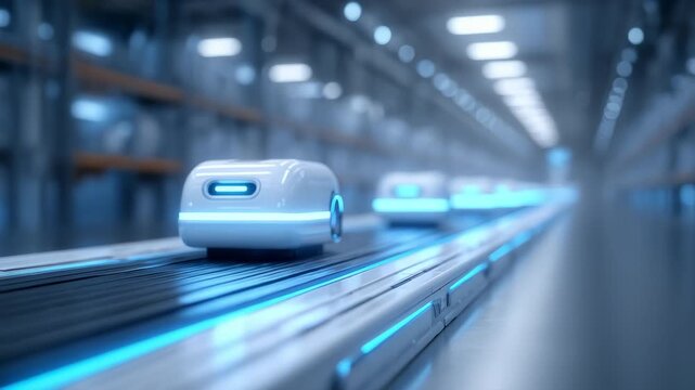 Automated Logistics Vehicle Fleet Efficient Transportation