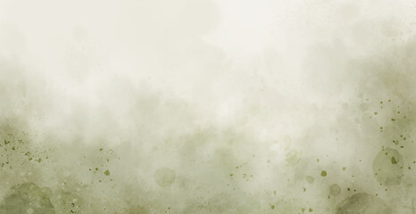 Abstract watercolor art background template. green and beige watercolor backdrop empty space for text, banner, presentation or product display graphic design