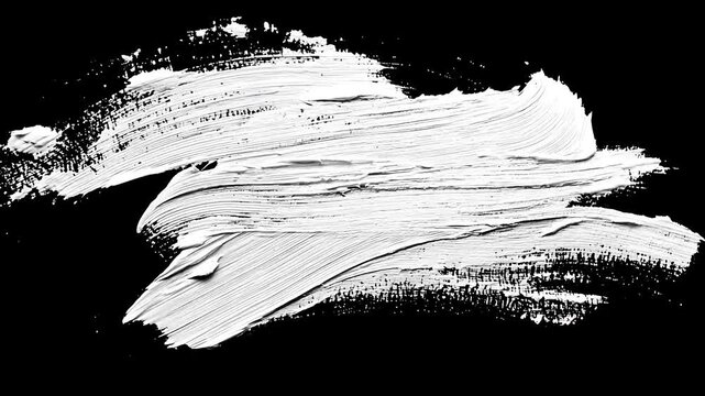 Monochromatic animation of white grunge pencil and brush doodle lines and textures on black background. Low frame rate effect. Seamless loop.
