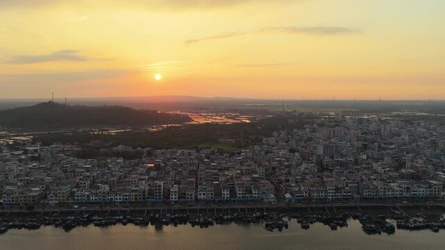 Wushi Town at Sunrise, Leizhou
