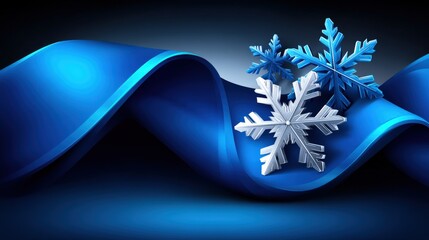 Vector elegant line-art snowflakes radiating from corners over a subtle gradient, refined typographic space in middle, sophisticated Christmas background for invitations, corporate greetings, print