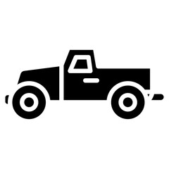 Fototapeta premium Toy Car icon vector image. Can be used for Baby Shower.