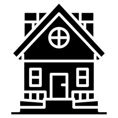 Mansion icon vector image. Can be used for Luxury.