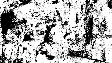 Vector grunge overlay. Paint texture with spray effect and drop ink splashes.