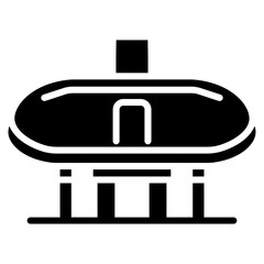 Poker Table icon vector image. Can be used for Casino.