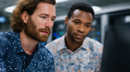 IT Programmers Collaborate on Blockchain Network Design in Data Center