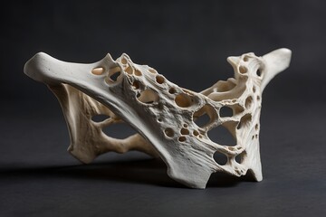 Abstract Bone Sculpture: A Study in Form and Texture