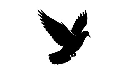 Dove in Flight Silhouette of Peace and Freedom - 2025-08-12T121339.404.png