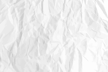 Obraz premium White clean crumpled paper
