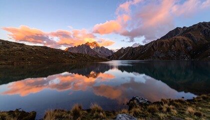 Fototapeta premium Pastel colored sky at dawn or dusk