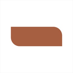 Geometric boho shape vector illustration