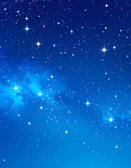 Fototapeta premium Starry night sky background image