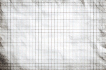 Grid patterned paper texture background in white

