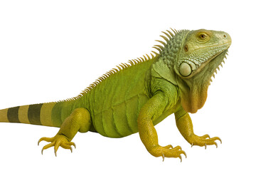 Fototapeta premium iguana on a transparent background
