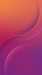 Vibrant abstract gradient spheres mobile wallpaper