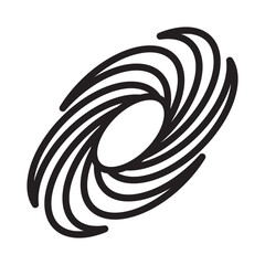 black and white swirl