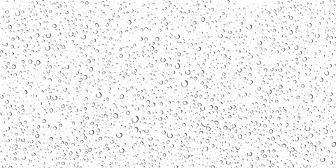 Grunge noise texture glass, Water drops texture overlay isolated vector design on white or transparent background,