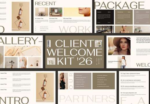 Client Welcome Kit Presentation Template