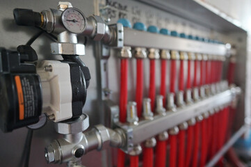 Distributor of central heating.