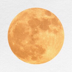 Yellow moon collage element, galaxy aesthetic © Rawpixel.com