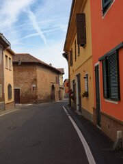 Gamalero, old town in Alessandria province, Italy