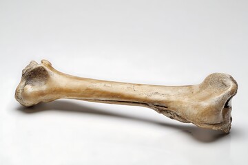 Detailed Close-up of a Single Animal Bone