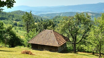 house in the mountains