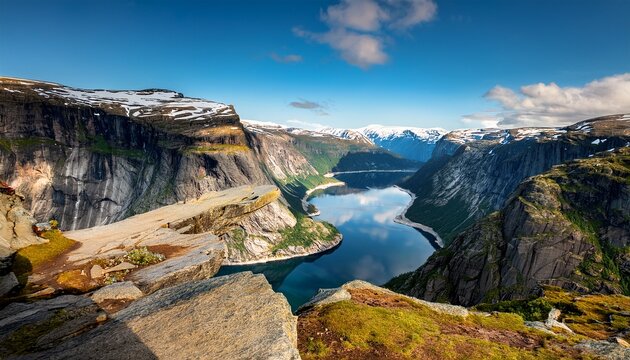 explore breathtaking fjords at trolltunga hike norway