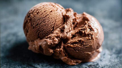 sweet, creamy chocolate ice cream