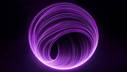 Naklejka premium design elements wave of many purple lines circle