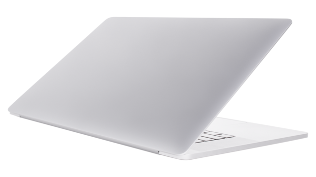 Laptop cover mockup png digital device
