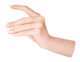 Woman's hand png sticker, transparent background