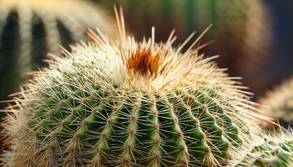 closeup of spines on cactus background cactus with spines