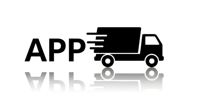 Fast delivery app icon
