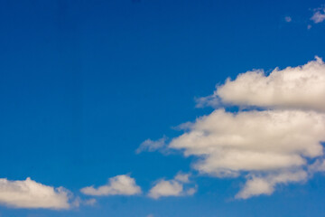 blue sky and White cloud nature background. Beautiful cloud in blue sky.