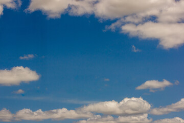 blue sky and White cloud nature background. Beautiful cloud in blue sky.