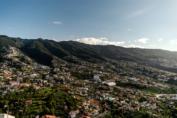 Panoramic View over Funchal&rsquo;s Hills and Neighborhoods &ndash; Madeira