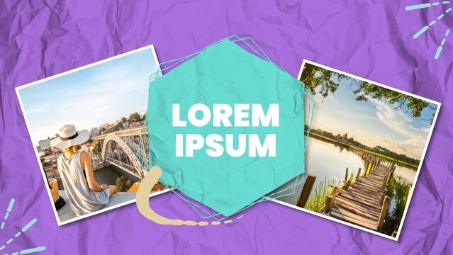 Paper Cut Out Modern Photo Slideshow