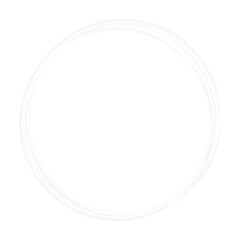 White png sticker, flat graphic circle simple shape design, transparent background